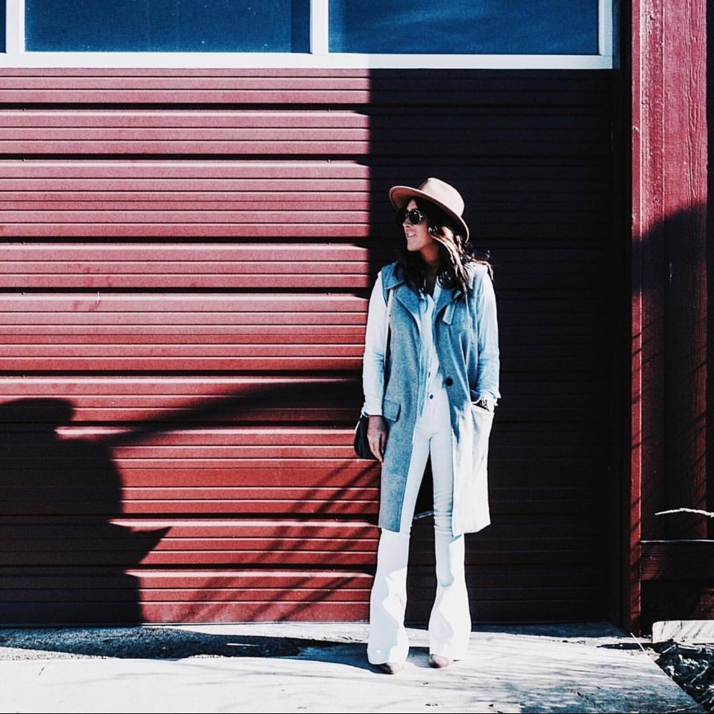 Trench Style Open Vest